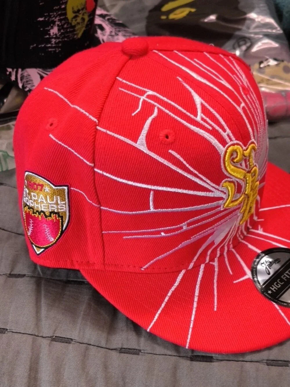 Tisa , St Paul Gophers Fitted Cap Sz 7 ⅛